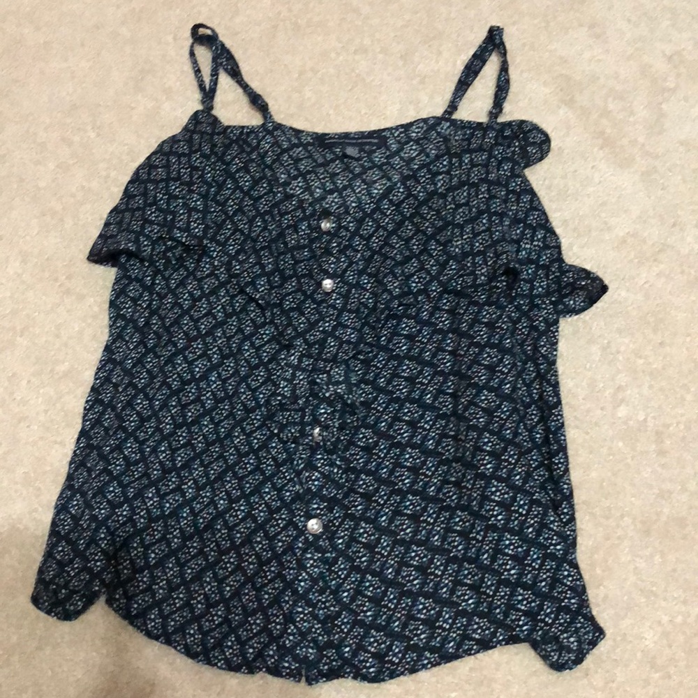 American eagle flowy tank top